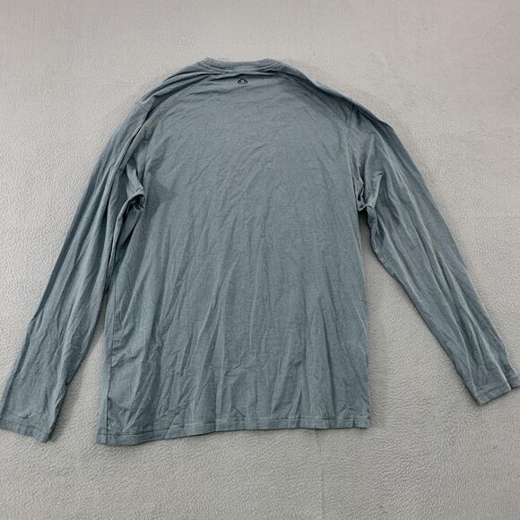 Tasc Shirt Mens Large Blue/Gray Long Sleeve Performance Bamboo Stretch Athletic - Picture 11 of 14